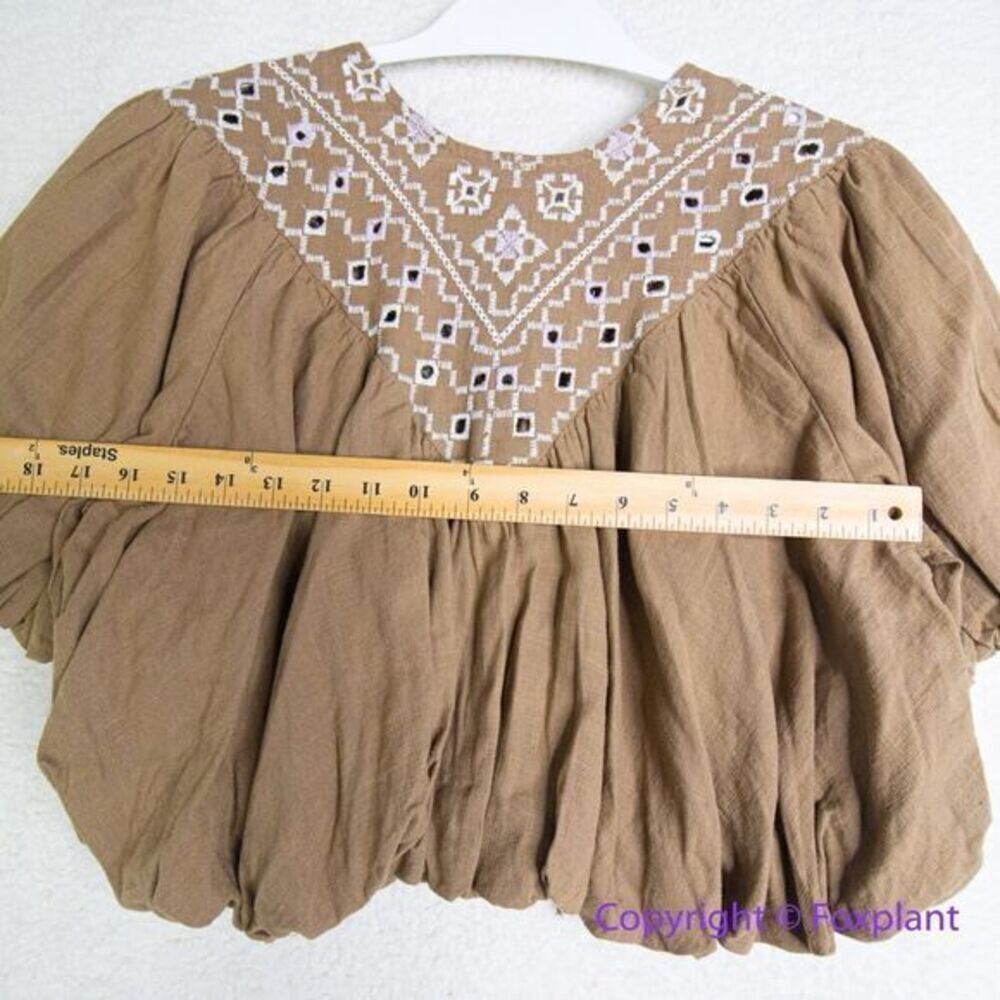 New! Free People Joni Embroidered Top, size XS - Picture 13 of 16